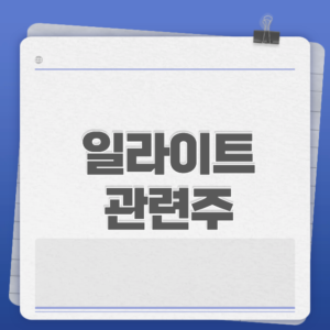 일라이트 관련주